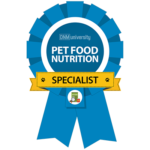 Hamist Cornet Pet Food Nutrition Specialist Badge