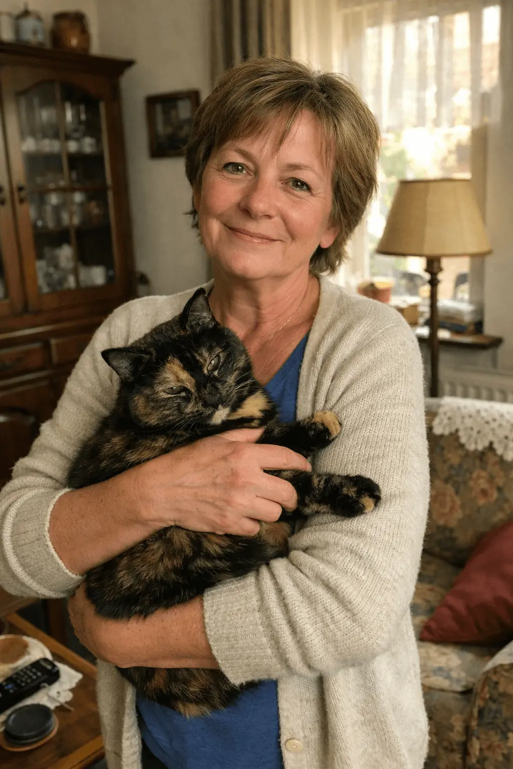 Linda met lapje testimonial